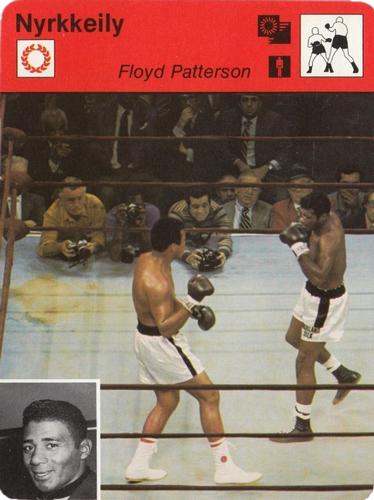 1978 Sportscaster Series 18 Finnish #18-421 Floyd Patterson Front