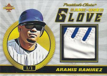 2021 President's Choice Solitaire 2.0 - Game-Used Glove Gold #NNO Aramis Ramirez Front
