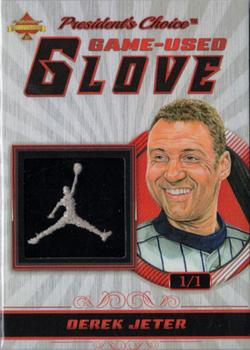 2021 President's Choice Solitaire 2.0 - Game-Used Glove Red #NNO Derek Jeter Front