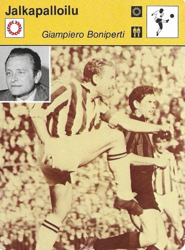 1978 Sportscaster Series 23 Finnish #23-543 Giampiero Boniperti Front