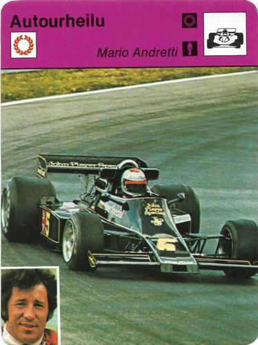 1978 Sportscaster Series 25 Finnish #25-582 Mario Andretti Front