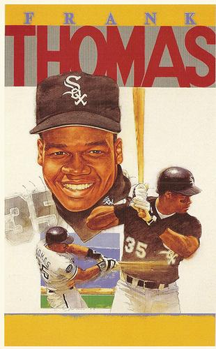 1991 Allan Kaye's Sports Cards News Magazine - Postcards 1991-92 (Portraits) #11 Frank Thomas Front