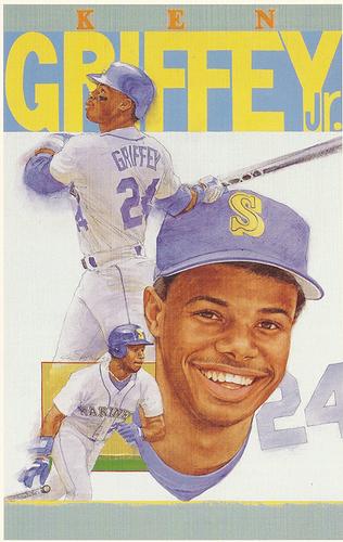 1991 Allan Kaye's Sports Cards News Magazine - Postcards 1991-92 (Portraits) #15 Ken Griffey Jr. Front