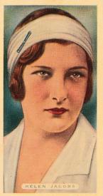 1935 Ardath State Express A Series of 50 Sports Champions #24 Helen Jacobs Front