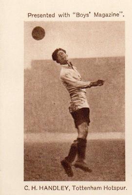 1923 Boys' Magazine Footballers and Sportsmen #NNO Charlie Handley Front