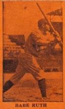 1926-28 W511 Strip Cards - Orange-toned #NNO Babe Ruth Front
