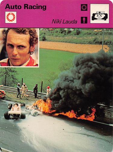 1977-80 Sportscaster Series 8 (UK) #08-24 Niki Lauda Front