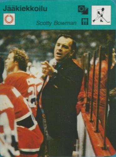 1980 Sportscaster Series 91 Finnish #91-2162 Scotty Bowman Front