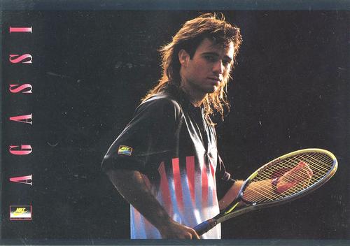 1982-92 Nike Poster Cards #290820 Andre Agassi Front
