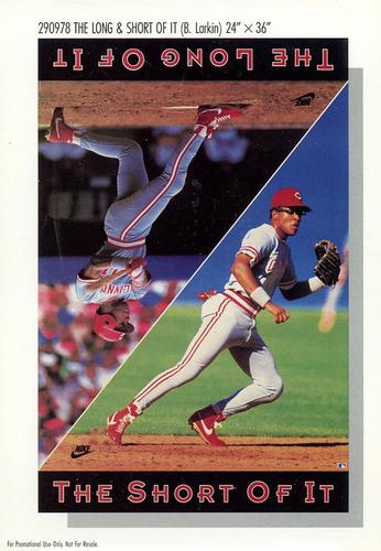 1982-92 Nike Poster Cards #290978 Barry Larkin Front