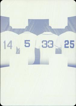 2020 Leaf In The Game Used Sports - Baseball Redraft Printing Plates Yellow #BBR-04 Paul Konerko / Nomar Garciaparra / Jason Varitek / Troy Glaus Front