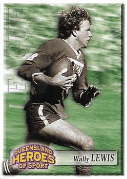 2002 Courier Mail Sunday Mail Queensland Heroes of Sport #40 Wally Lewis Front