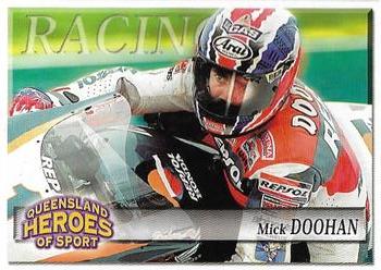 2002 Courier Mail Sunday Mail Queensland Heroes of Sport #84 Mick Doohan Front