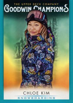 2021 Upper Deck Goodwin Champions - Turquoise #32 Chloe Kim Front