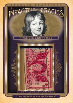 2021 Upper Deck Goodwin Champions - Impactful Legacies Stamp Relics #IL-5 Francis Scott Key Front