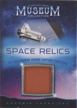 2021 Upper Deck Goodwin Champions - Museum Collection Space Relics #MCS-GUS STS-61-A German Unique Support Structure Front