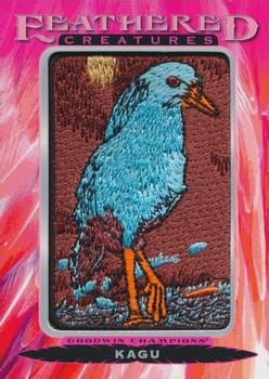 2021 Upper Deck Goodwin Champions - Feathered Creatures Manufactured Patches #FC-62 Kagu Front