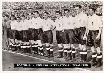 1938 Ardath Tobacco Company Photocards Group Z #159 English International Team 1936 Front