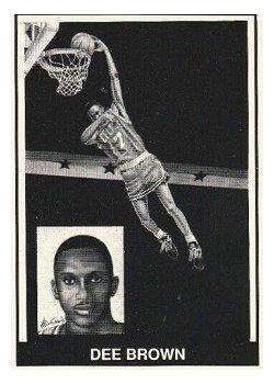 1991 America's Finest Card Company (unlicensed) #NNO Dee Brown Front