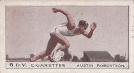 1933 B.D.V. Who's Who in Australian Sport #NNO Bert Oldfield / Austin Robertson Back