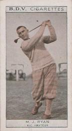 1933 B.D.V. Who's Who in Australian Sport #NNO Austin Robertson / Michael Ryan Back