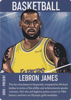 2020 Bubblegum Stuff Greatest Of All Time Game #NNO Lebron James Front
