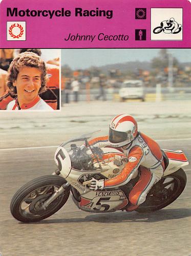 1977-80 Sportscaster Series 2 (UK) #02-17 Johnny Cecotto Front