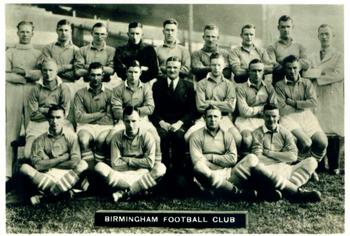 1936 Ardath Photocards Series E: Midlands Football Teams #33 Birmingham City F.C. Front