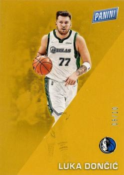 2022 Panini Father's Day - Gold #1 Luka Doncic Front
