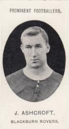 1908 Taddy & Co. Prominent Footballers, Series 2 #NNO Jimmy Ashcroft Front