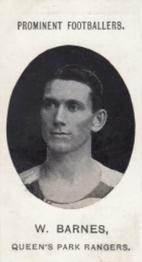 1908 Taddy & Co. Prominent Footballers, Series 2 #NNO Billy Barnes Front