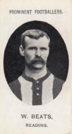 1908 Taddy & Co. Prominent Footballers, Series 2 #NNO Billy Beats Front