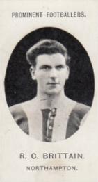 1908 Taddy & Co. Prominent Footballers, Series 2 #NNO Charlie Brittain Front