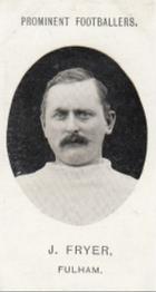 1908 Taddy & Co. Prominent Footballers, Series 2 #NNO Jack Fryer Front