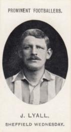 1908 Taddy & Co. Prominent Footballers, Series 2 #NNO Jack Lyall Front