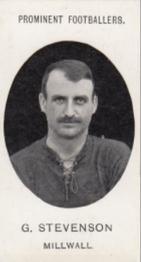 1908 Taddy & Co. Prominent Footballers, Series 2 #NNO General Stevenson Front