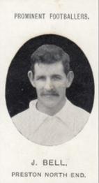 1907 Taddy & Co. Prominent Footballers, Series 1 #NNO Jack Bell Front