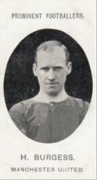 1907 Taddy & Co. Prominent Footballers, Series 1 #NNO Herbert Burgess Front