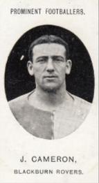 1907 Taddy & Co. Prominent Footballers, Series 1 #NNO Jock Cameron Front