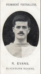1907 Taddy & Co. Prominent Footballers, Series 1 #NNO Bob Evans Front