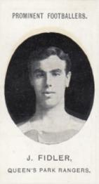 1907 Taddy & Co. Prominent Footballers, Series 1 #NNO Joe Fidler Front