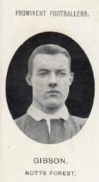 1907 Taddy & Co. Prominent Footballers, Series 1 #NNO Tommy Gibson Front
