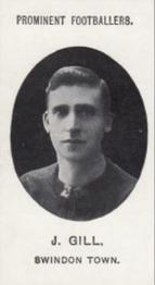 1907 Taddy & Co. Prominent Footballers, Series 1 #NNO Jimmy Gill Front