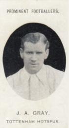1907 Taddy & Co. Prominent Footballers, Series 1 #NNO James Gray Front