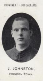 1907 Taddy & Co. Prominent Footballers, Series 1 #NNO Jimmy Johnston Front