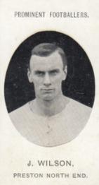 1907 Taddy & Co. Prominent Footballers, Series 1 #NNO James Wilson Front