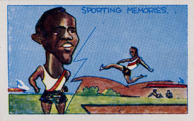 1962 Clevedon Confectionery Sporting Memories #21 Jesse Owens Front