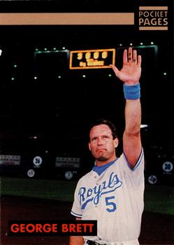 1992-94 Pocket Pages Cards - Free Samples #24 George Brett Front