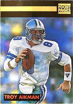 1992-94 Pocket Pages Cards - Free Samples #39 Troy Aikman Front