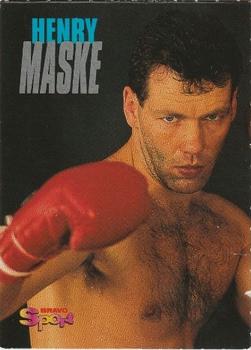 1995 Bravo Sport Magazine 'Champion Cards' #NNO Henry Maske Front